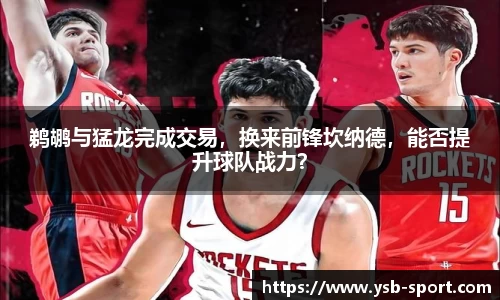 鹈鹕与猛龙完成交易，换来前锋坎纳德，能否提升球队战力？